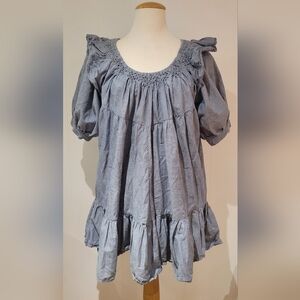 FP Chambray Mini Dress